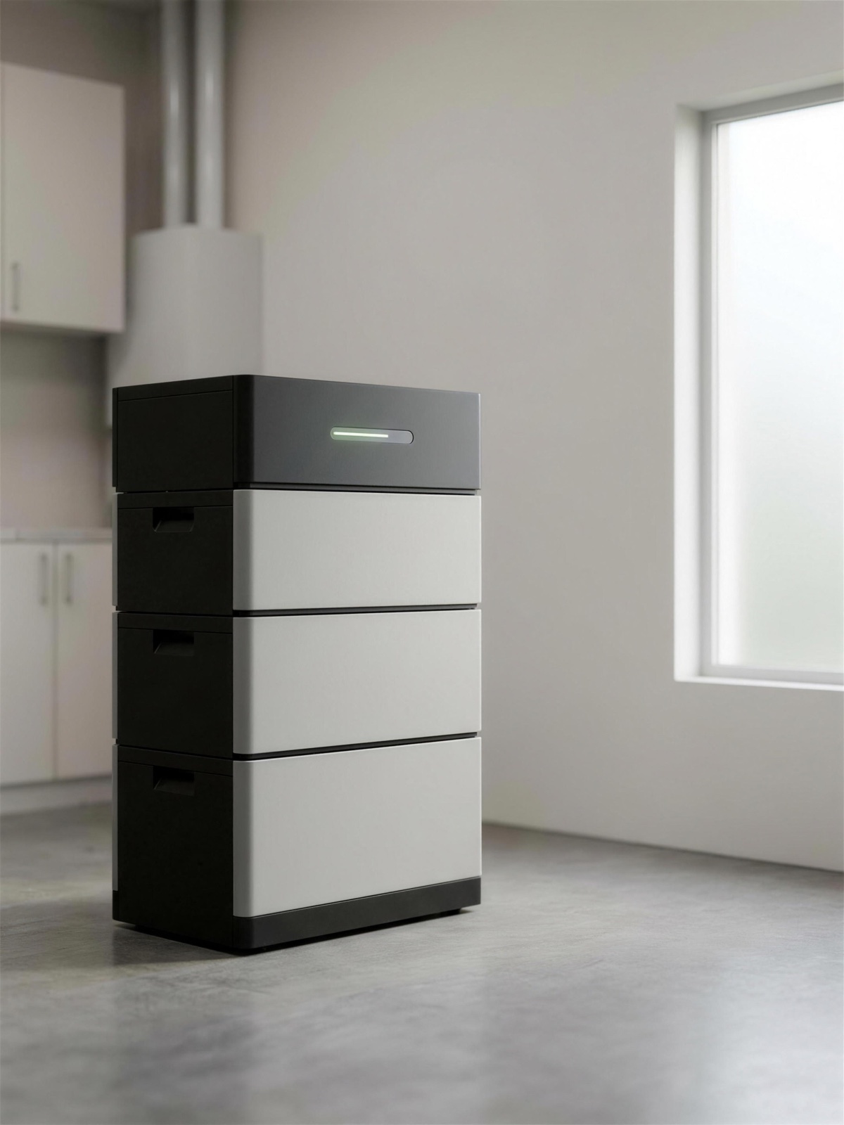 Moderner Batteriespeicher, neueste Generation